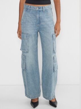 Aritzia Denim Forum The '90s Millie Hi-rise Cargo Jean